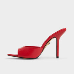 Aldo Madelan in Bright Red - Heeled mule, Stiletto heel Bright Red