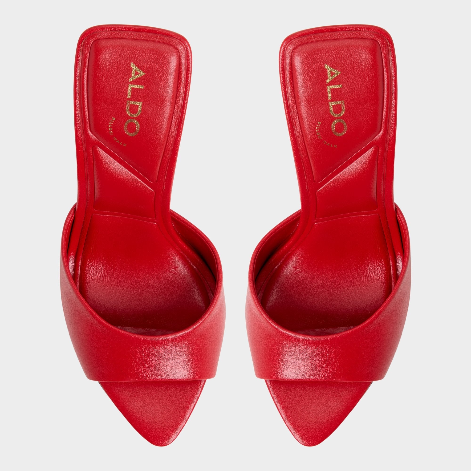 Aldo Madelan in Bright Red - Heeled mule, Stiletto heel Bright Red