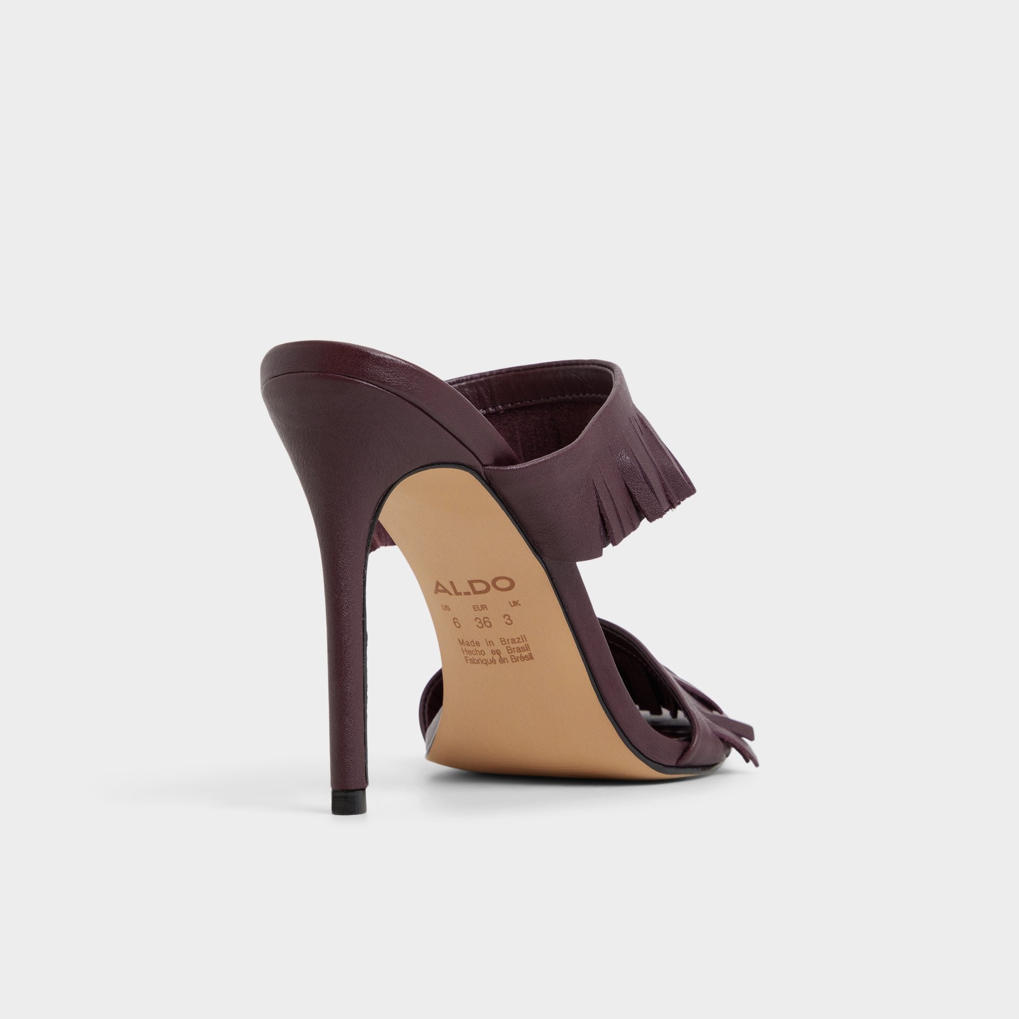 Aldo Nahanie in Bordo - Heeled mule, Stiletto heel Bordo