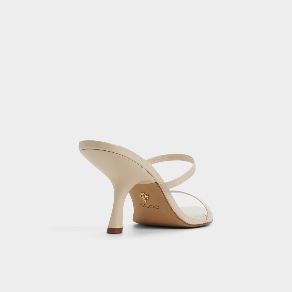 Aldo Avelinda in Cream - Heeled mule Cream