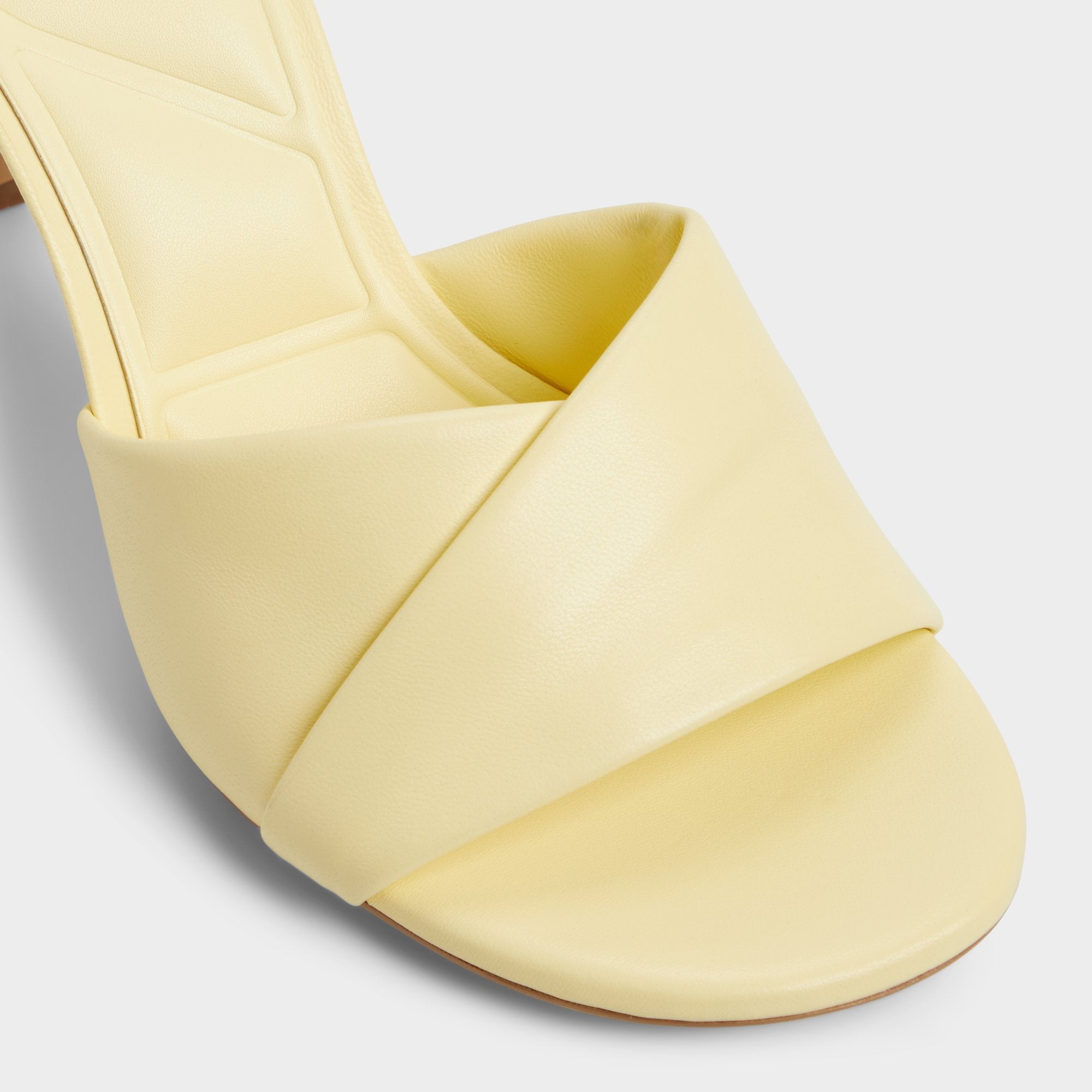 Aldo Lyhanna Light Yellow Women's Heeled mules - Heeled mule, Stiletto heel Light Yellow