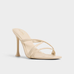 Aldo Velaia Light Beige Women's Heeled mules - Heeled mule, Stiletto heel Light Beige