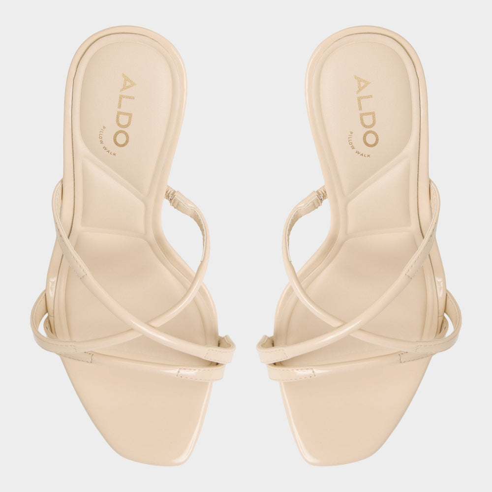Aldo Velaia Light Beige Women's Heeled mules - Heeled mule, Stiletto heel Light Beige