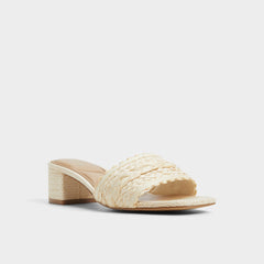 Aldo Claudina Natural Women's Block heels - Heeled mule, Block heel Natural