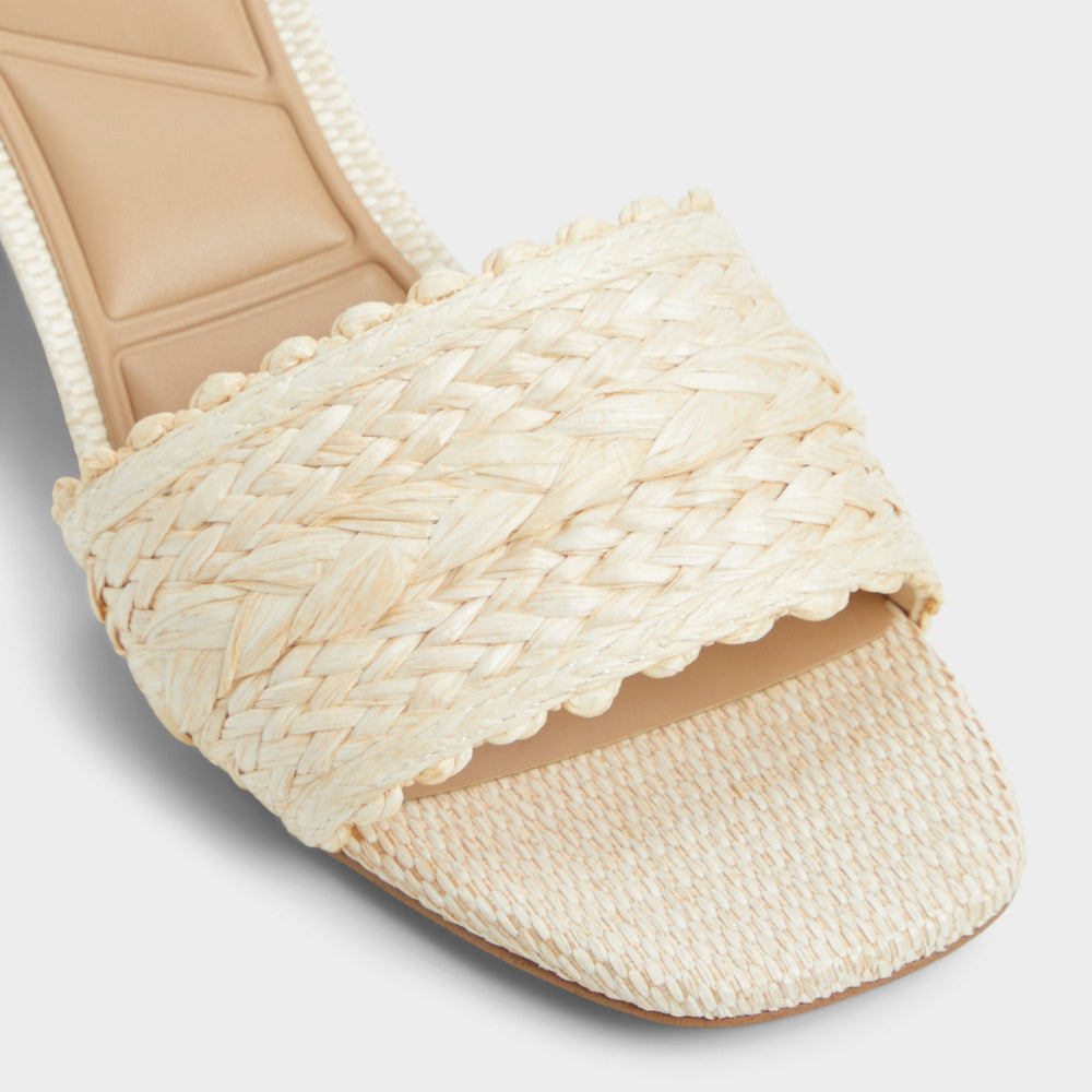 Aldo Claudina Natural Women's Block heels - Heeled mule, Block heel Natural