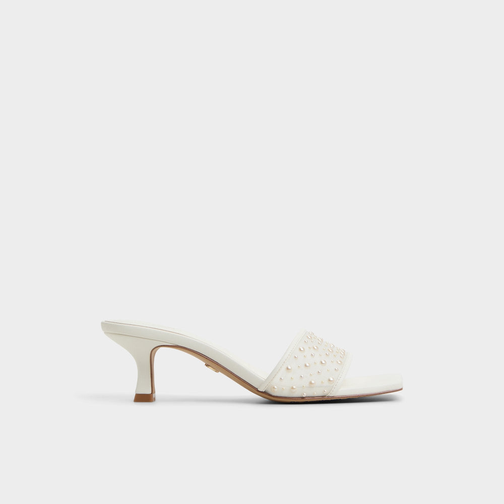 Aldo Pearlia White Women's Heeled mules - Heeled mule White