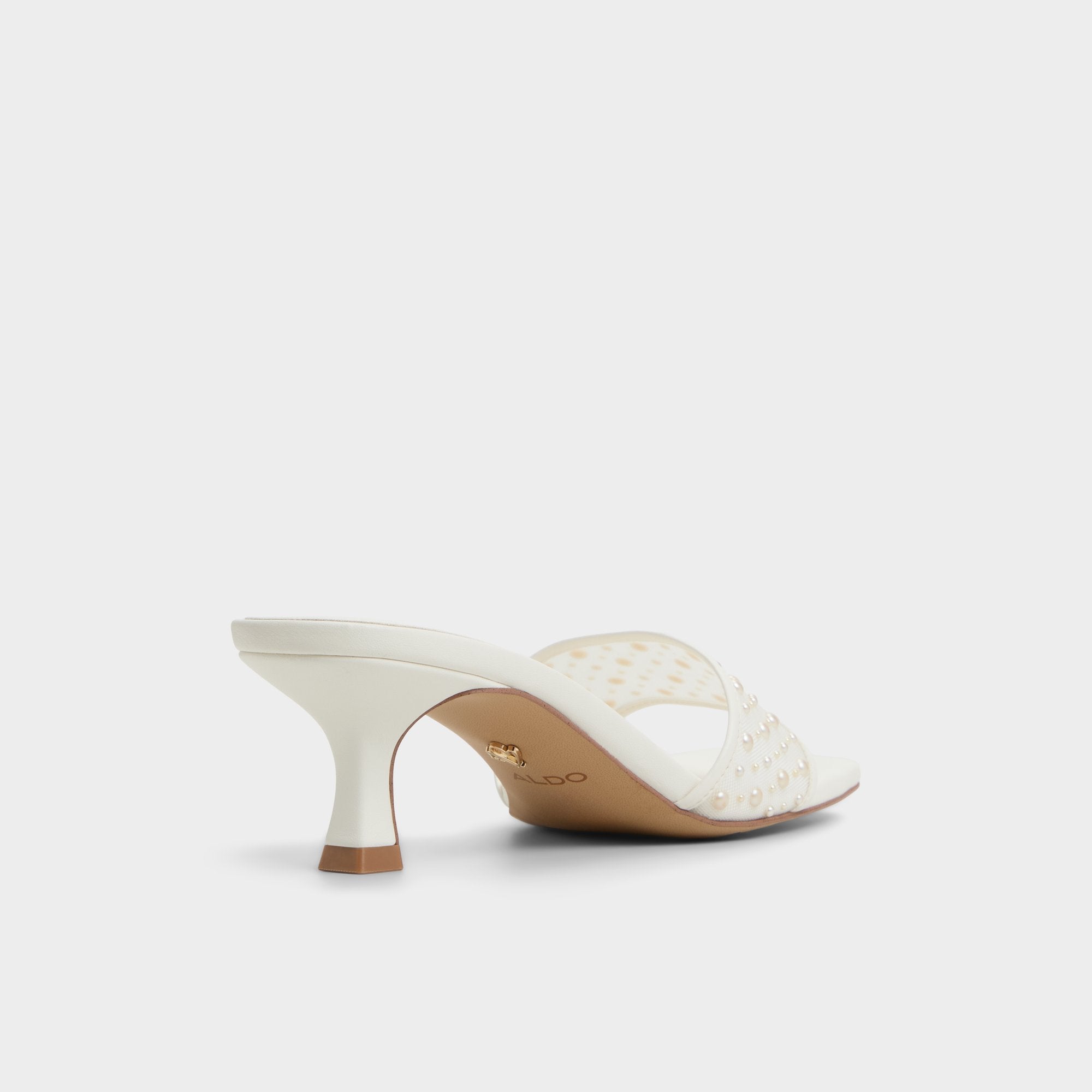 Aldo Pearlia White Women's Heeled mules - Heeled mule White