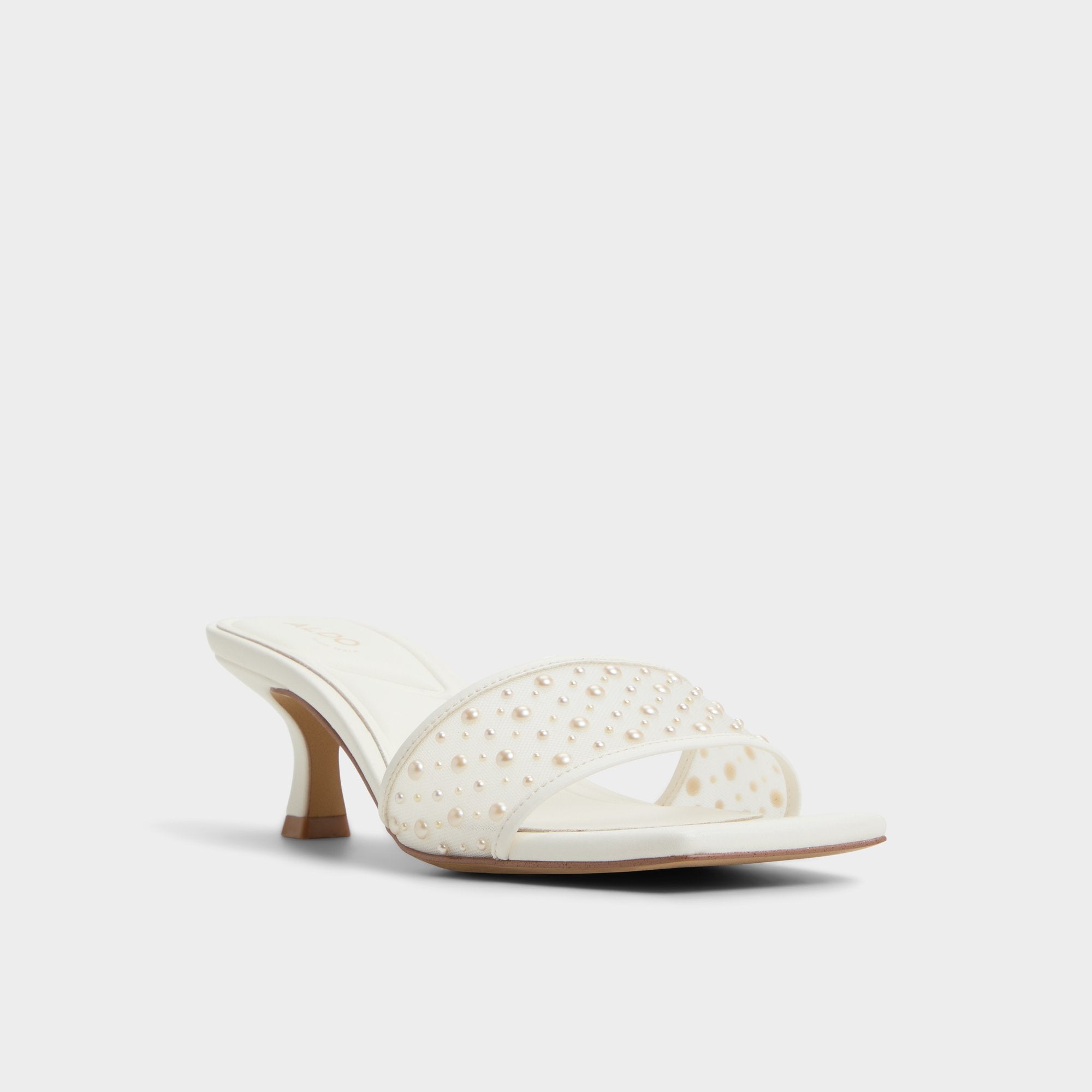 Aldo Pearlia White Women's Heeled mules - Heeled mule White