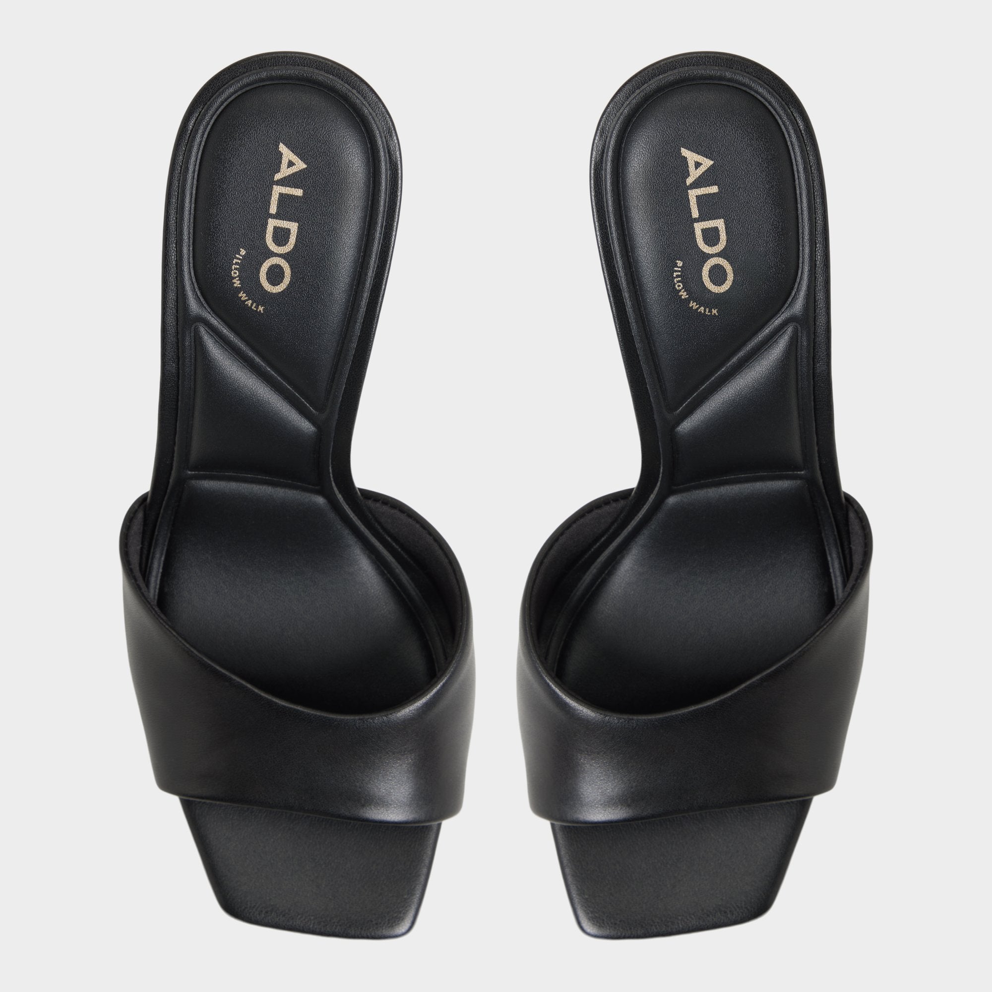 Aldo Jennifer in Black - Heeled mule, Stiletto heel Black