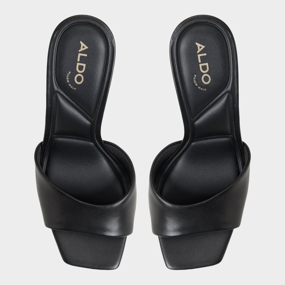 Aldo Jennifer in Black - Heeled mule, Stiletto heel Black