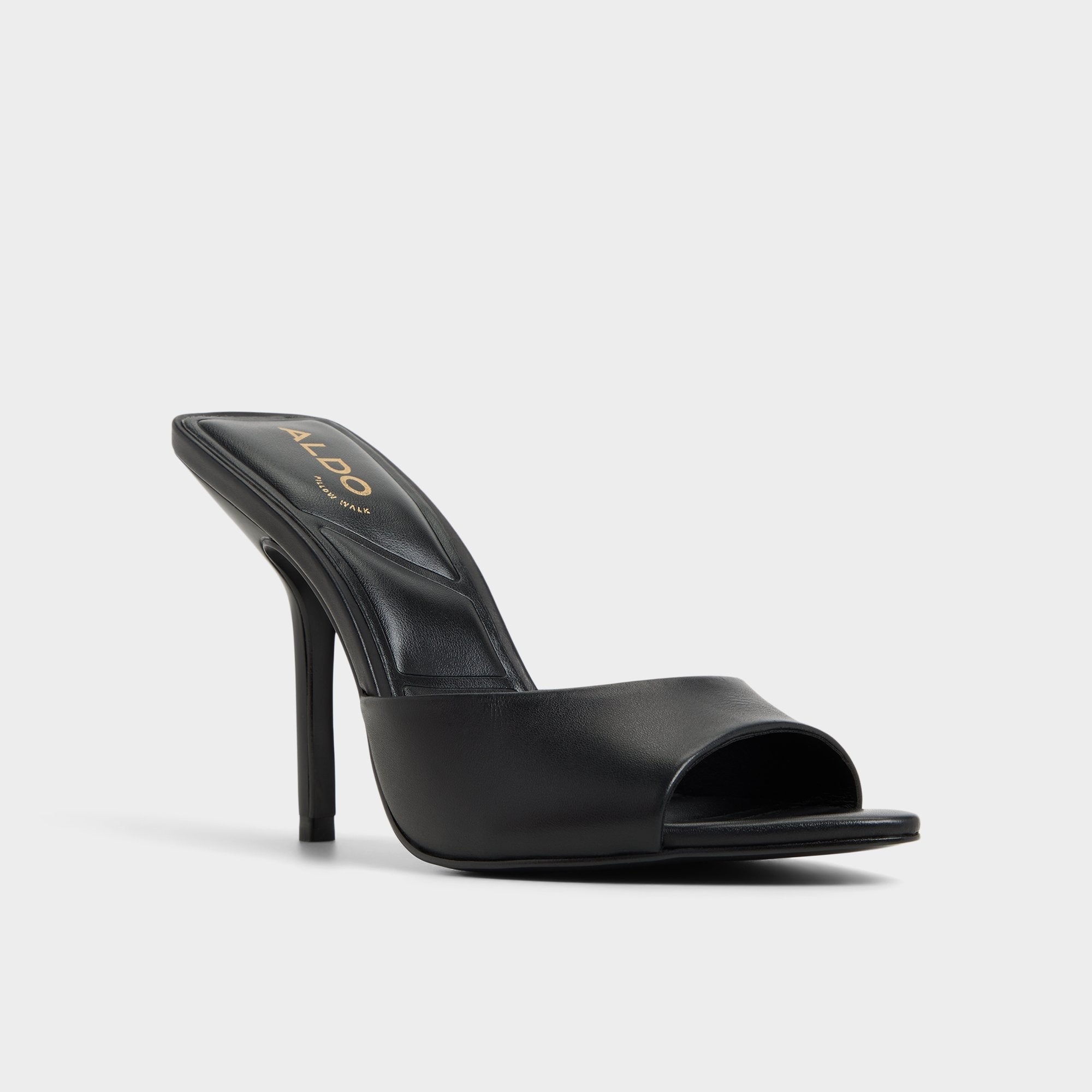 Aldo Madelan in Black - Heeled mule, Stiletto heel Black