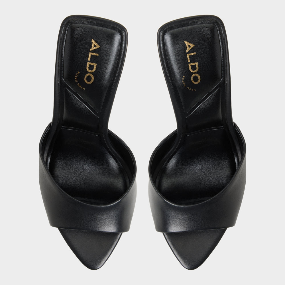 Aldo Madelan in Black - Heeled mule, Stiletto heel Black