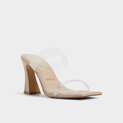 Aldo Calley Tan Women's Heeled mules - Heeled mule, Block heel Tan