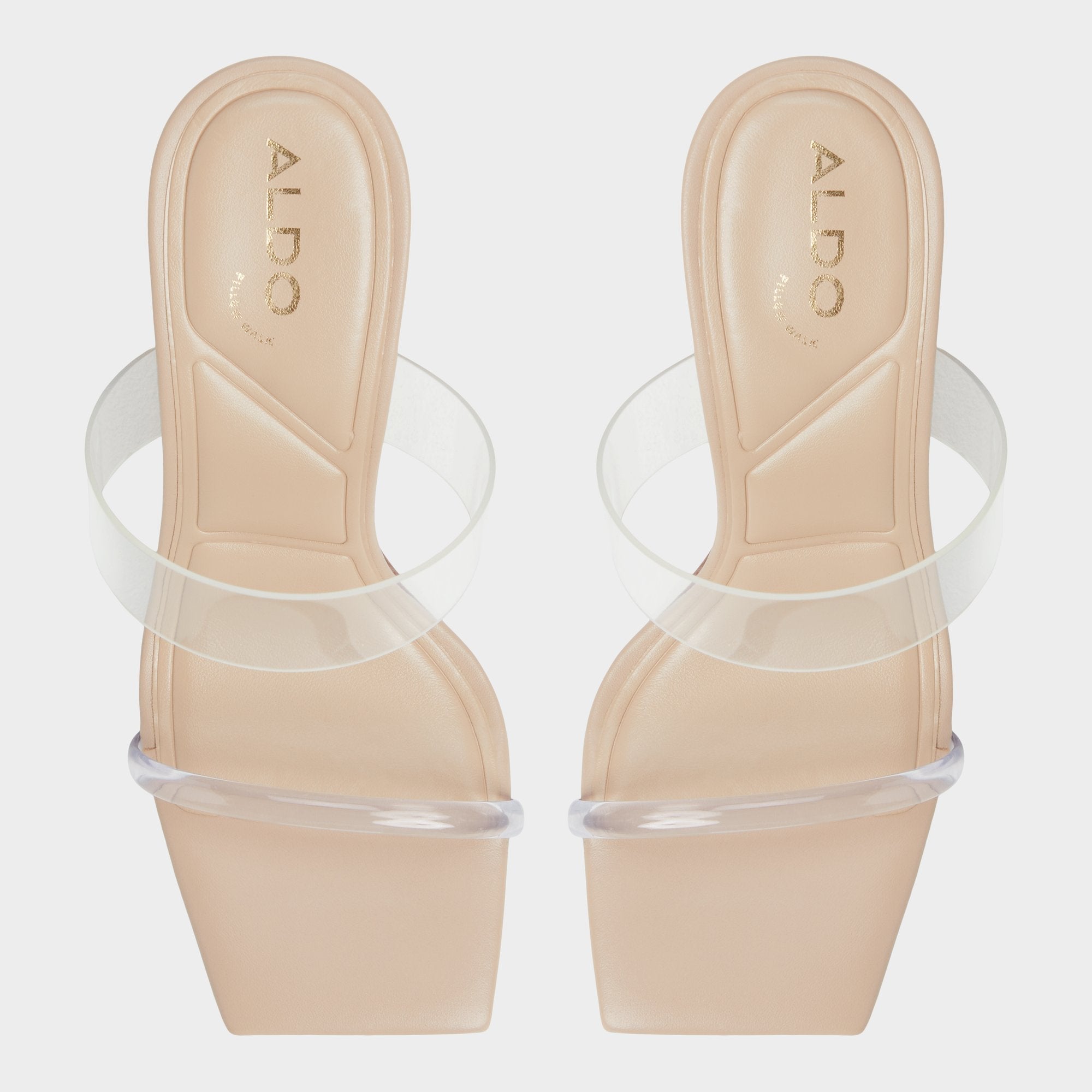 Aldo Calley Tan Women's Heeled mules - Heeled mule, Block heel Tan