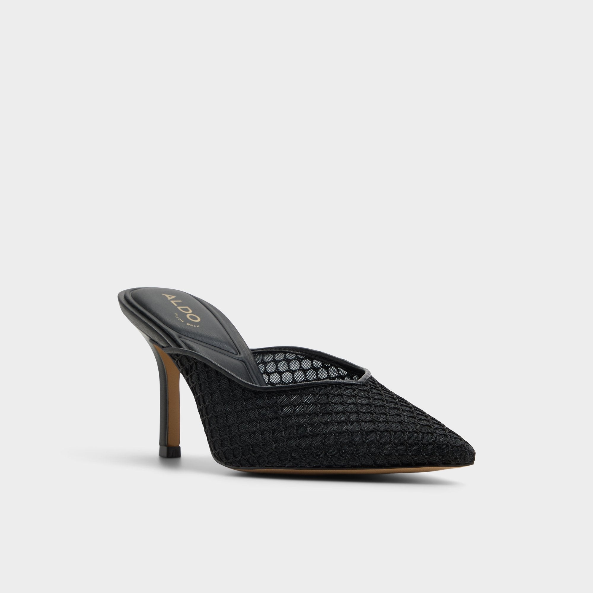 Aldo Gamilia Black Women's Kitten heels - Heeled mule, Kitten heel Black