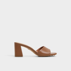 Aldo Tisha Tan Women's Heeled mules - Heeled mule, Block heel Tan