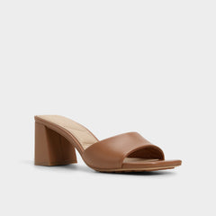 Aldo Tisha Tan Women's Heeled mules - Heeled mule, Block heel Tan