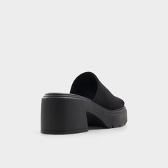 Aldo Harrietta Black Women's Wedges - Heeled mule, Block heel Black