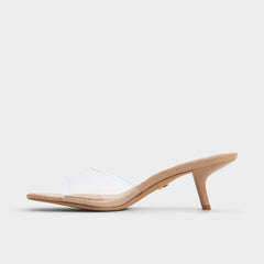 Aldo Enchanting Tan Women's Heeled mules - Heeled mule, Kitten heel Tan