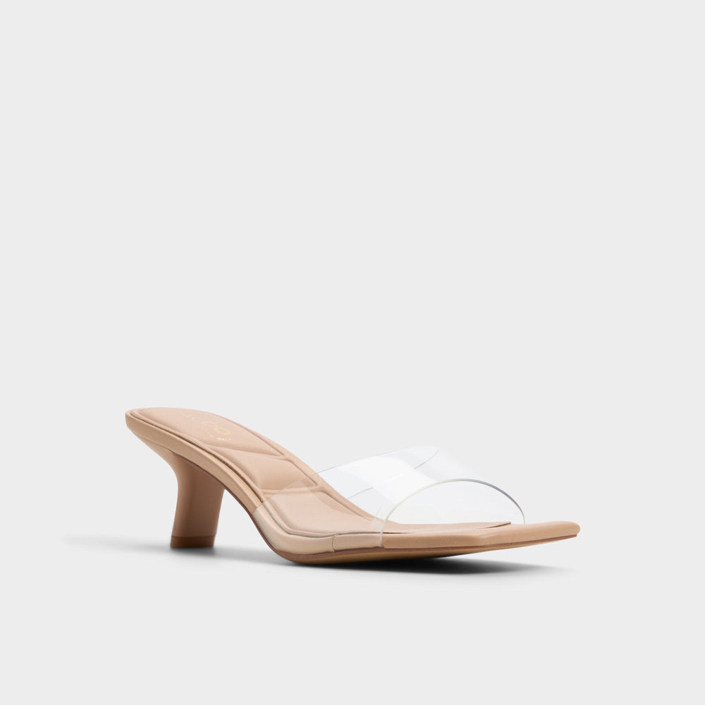 Aldo Enchanting Tan Women's Heeled mules - Heeled mule, Kitten heel Tan