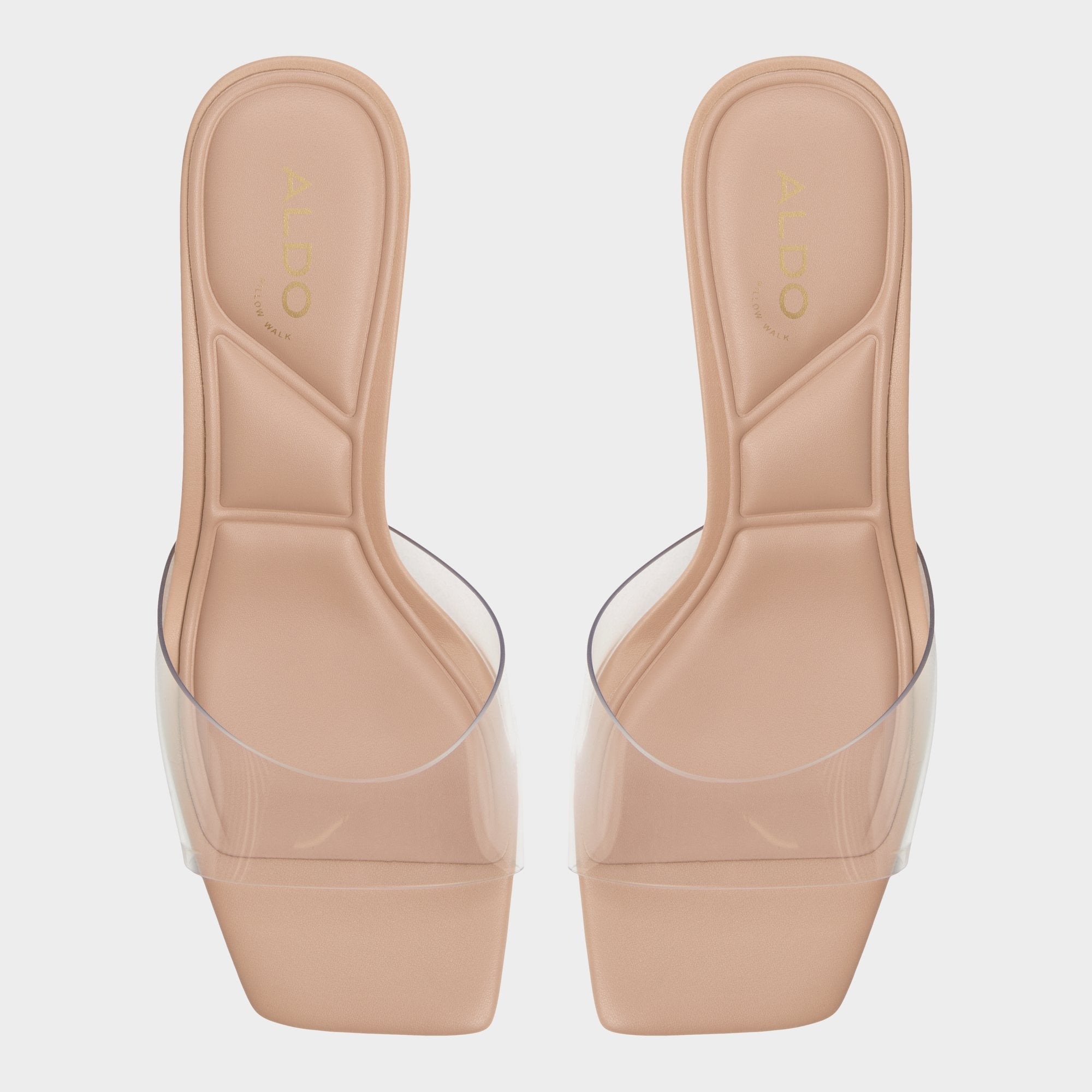 Aldo Enchanting Tan Women's Heeled mules - Heeled mule, Kitten heel Tan
