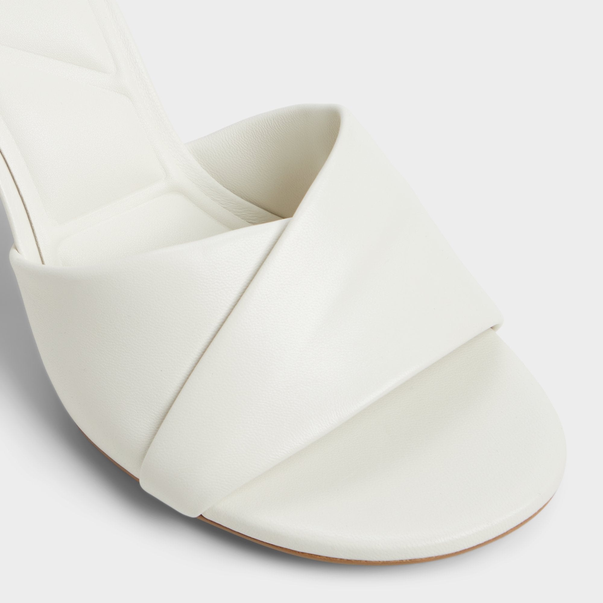 Aldo Lyhanna White/Bone Women's Heeled mules - Heeled mule, Stiletto heel White/Bone
