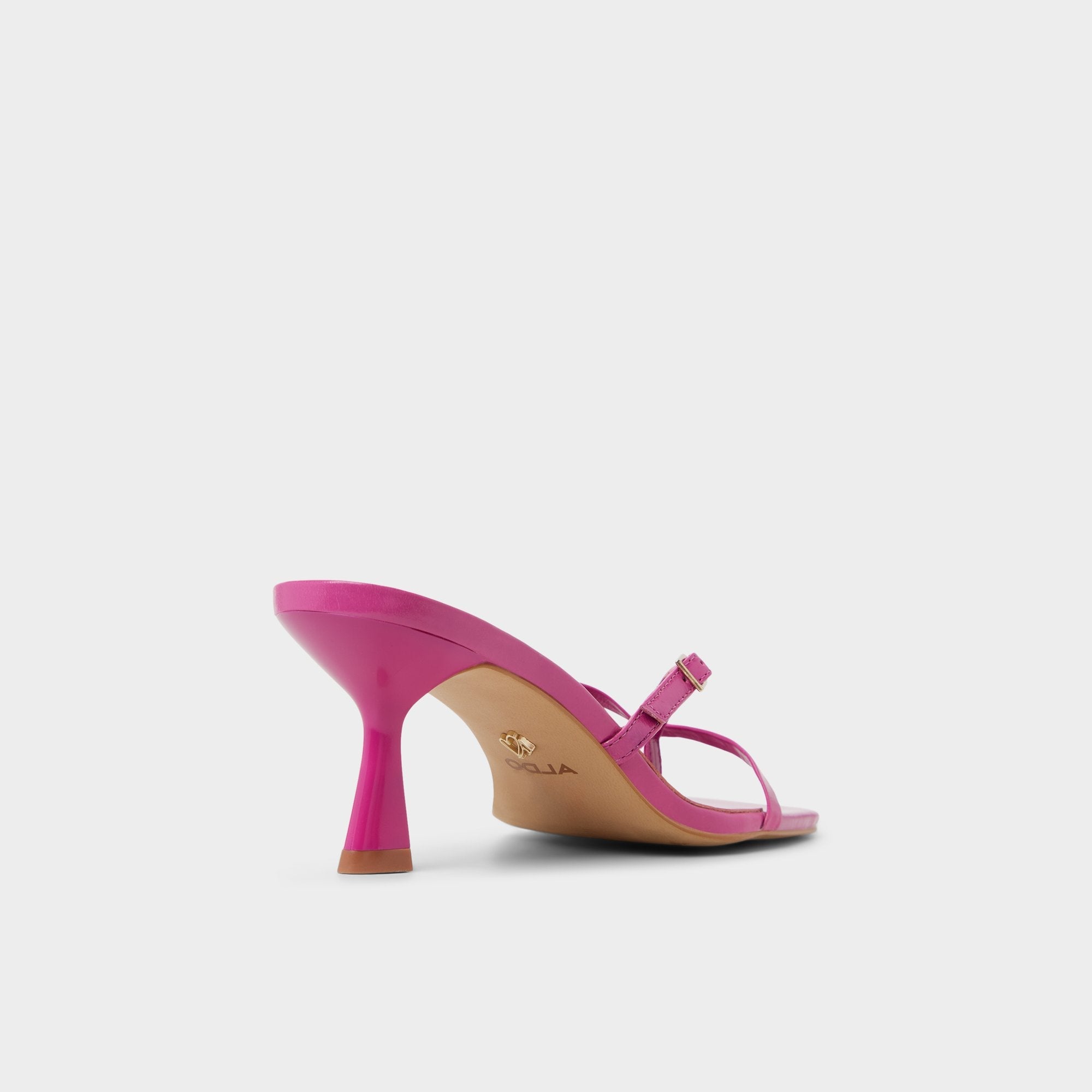 Aldo Gannever - Heeled flip flop, Kitten heel Dark pink