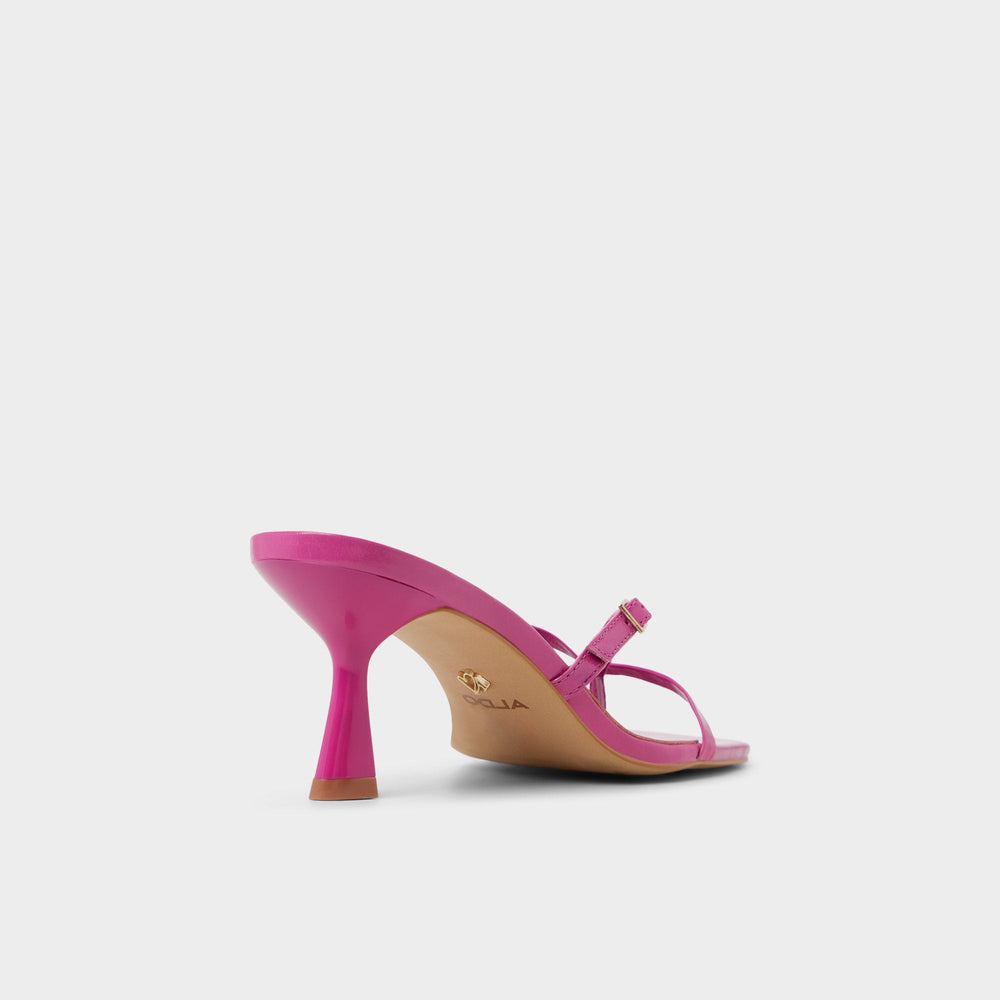 Aldo Gannever - Heeled flip flop, Kitten heel Dark pink