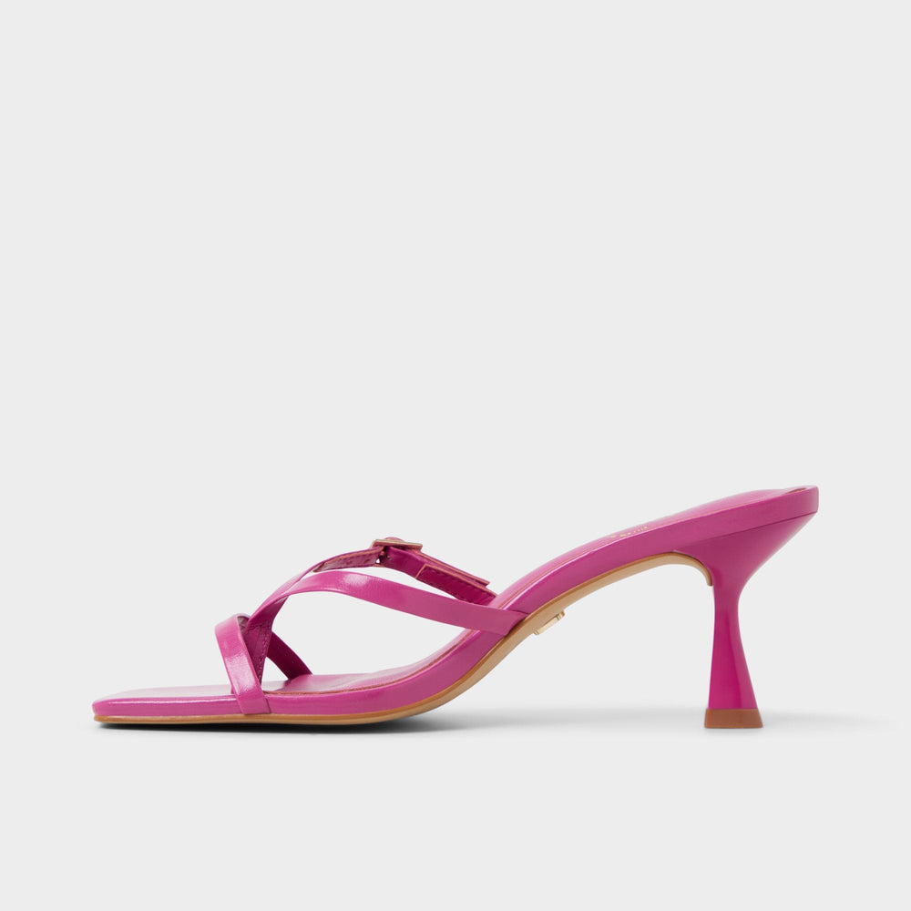 Aldo Gannever - Heeled flip flop, Kitten heel Dark pink