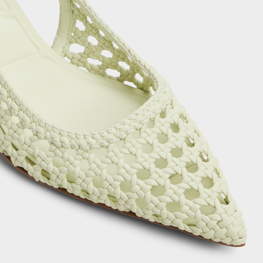 Aldo Violettia in Other Green - Sling back high heel, Kitten heel Other green
