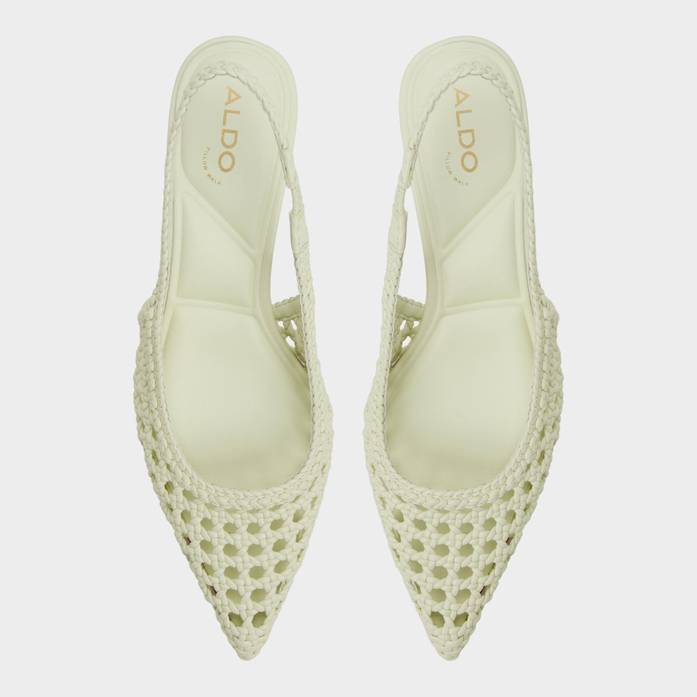 Aldo Violettia in Other Green - Sling back high heel, Kitten heel Other green