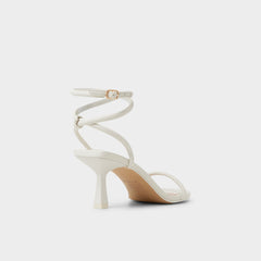 Aldo Demmi White Women's Strappy sandals - , Kitten heel White