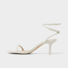 Aldo Demmi White Women's Strappy sandals - , Kitten heel White