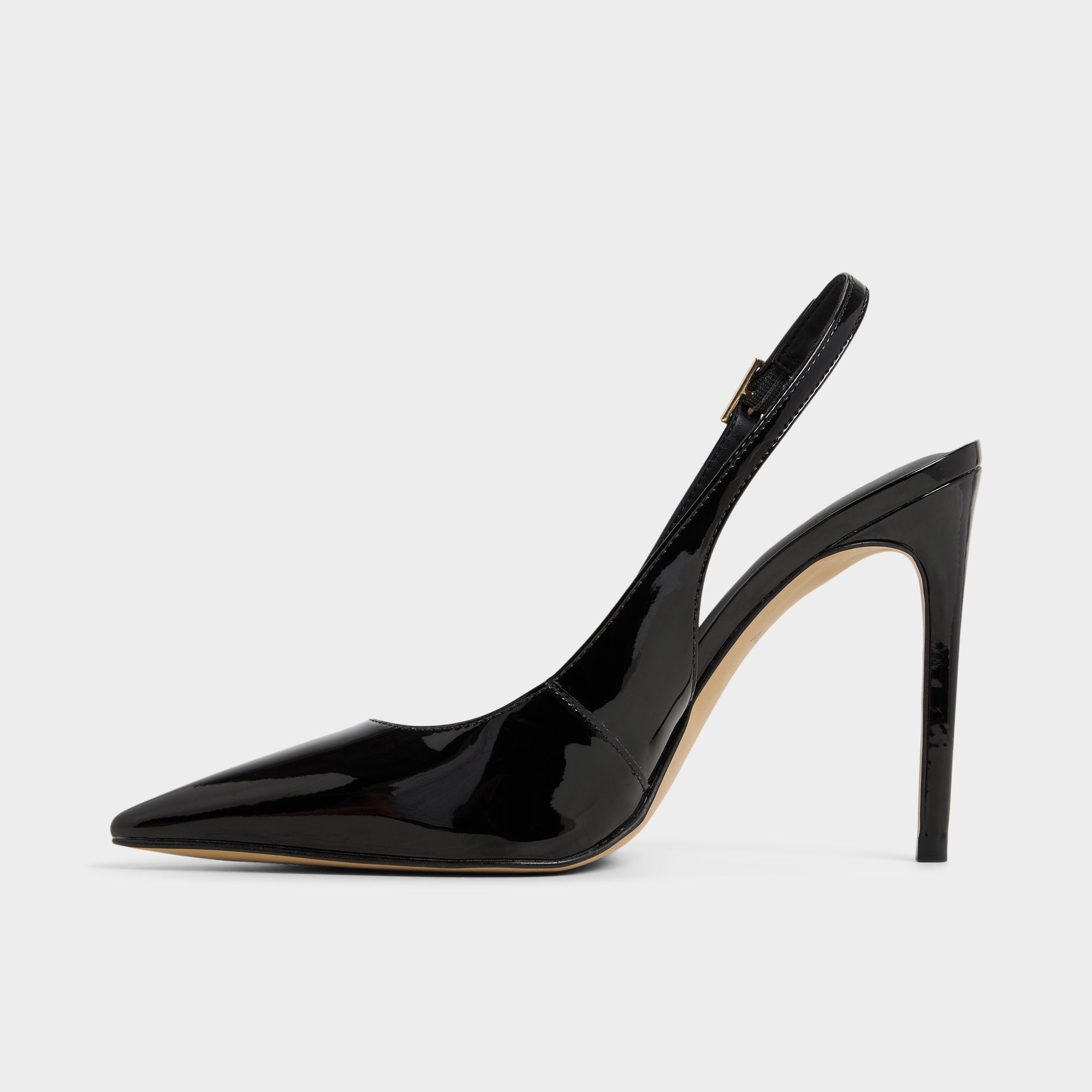 Aldo Stessysling Black Women's Pumps - Sling back high heel, Stiletto heel Black