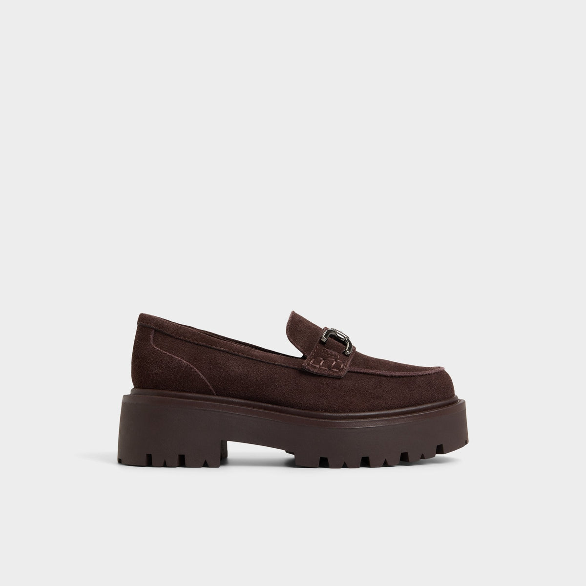 Aldo Oneameth in Dark Brown - Loafer, Lug sole Dark brown