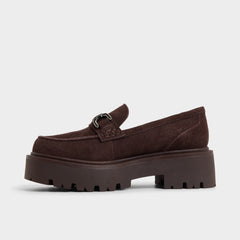 Aldo Oneameth in Dark Brown - Loafer, Lug sole Dark brown
