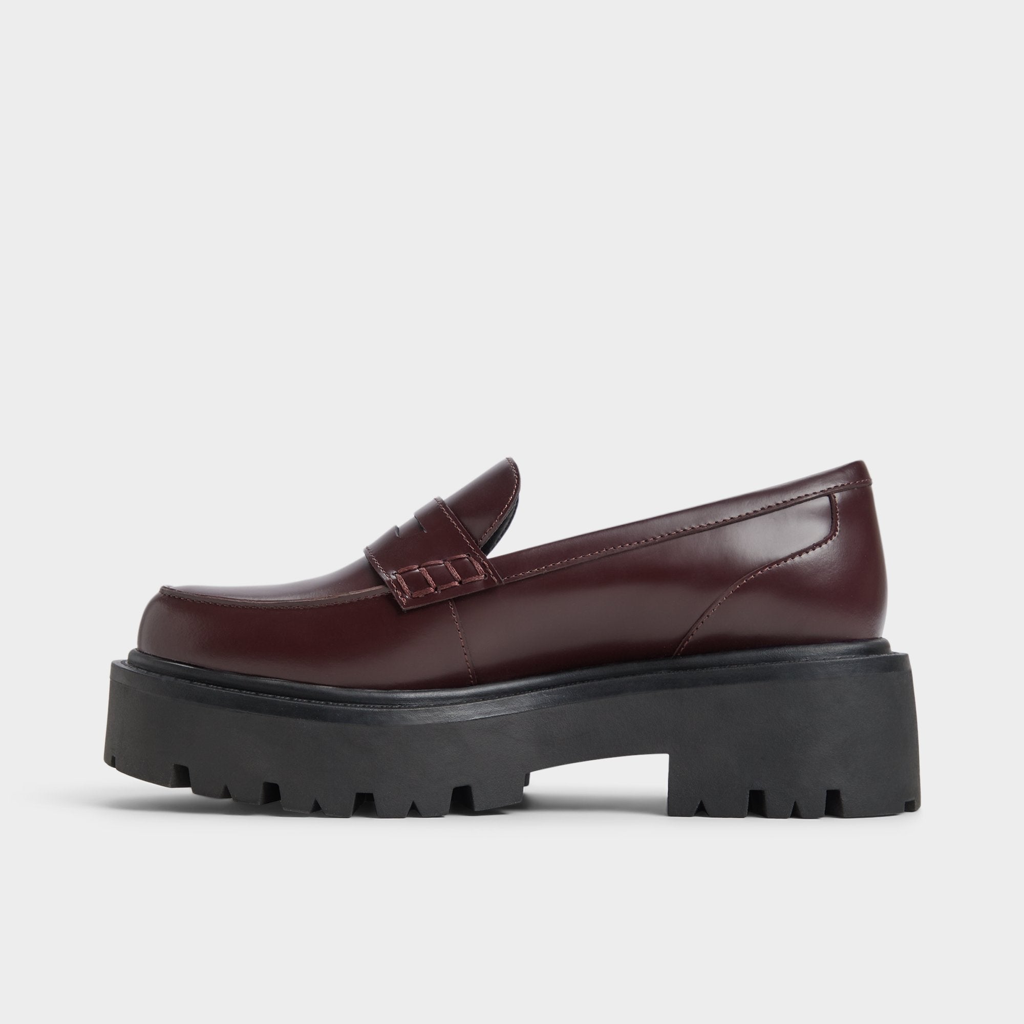 Aldo Cadaycia in Bordo - Loafer, Lug sole Bordo