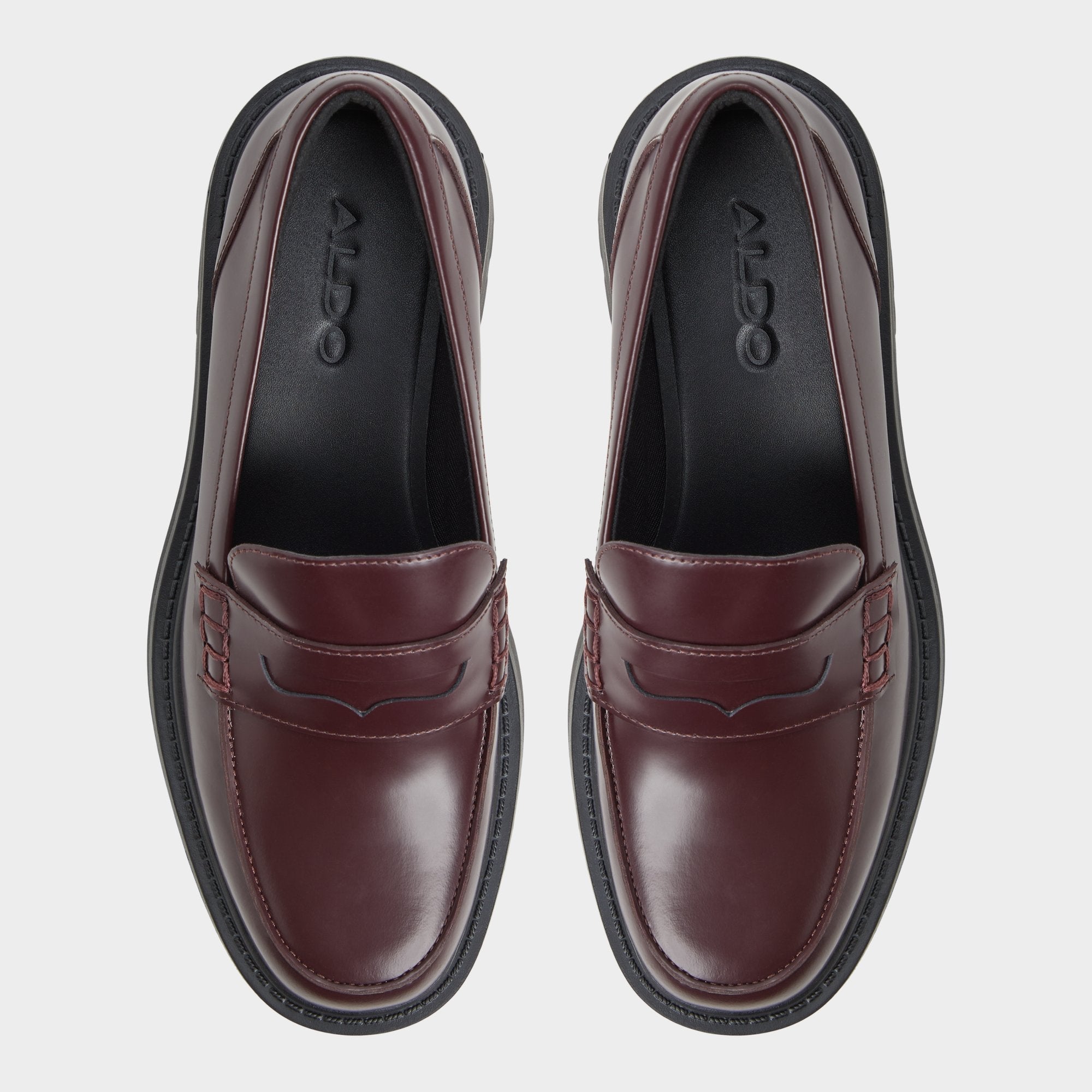Aldo Cadaycia in Bordo - Loafer, Lug sole Bordo