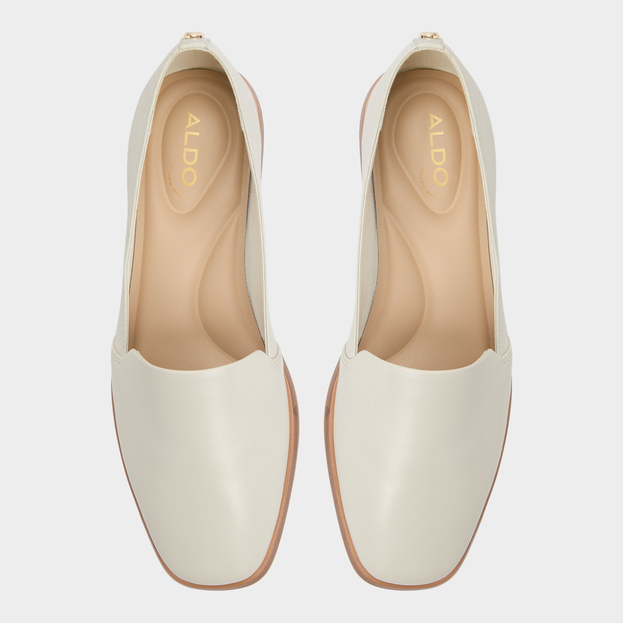 Aldo Caraelia White/Bone Women's Loafers & Oxfords - Loafer White/bone