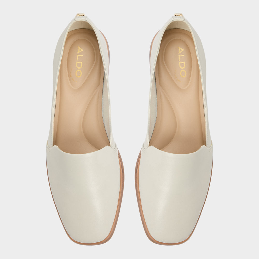 Aldo Caraelia White/Bone Women's Loafers & Oxfords - Loafer White/bone