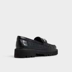 Aldo Danrose Black Women's Loafers & Oxfords - Loafer, Lug sole Black