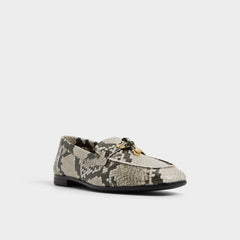 Aldo Ybilide White/Black Women's Loafers & Oxfords - Loafer White/Black