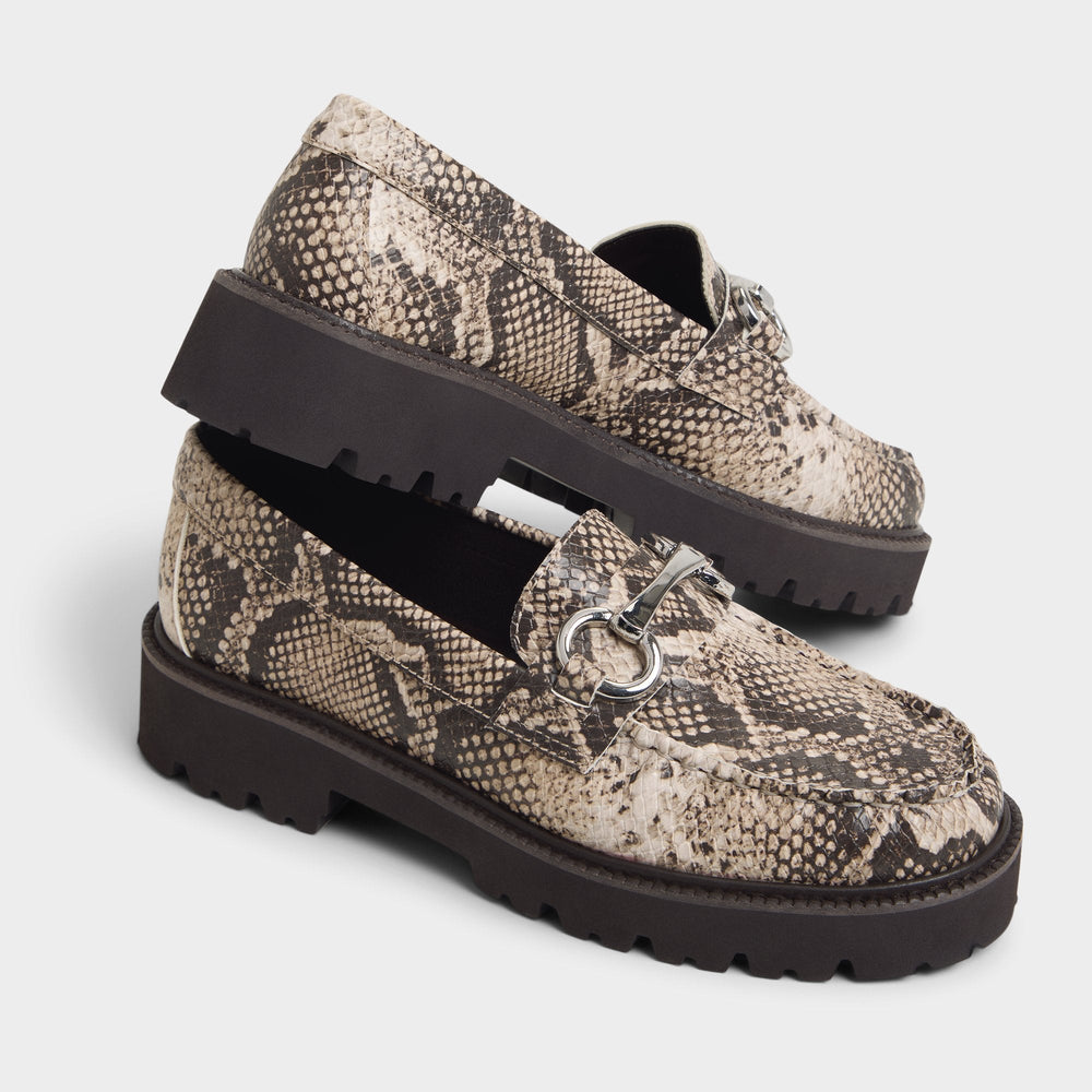 Aldo Danrose in Open Brown - Loafer, Lug sole Open Brown