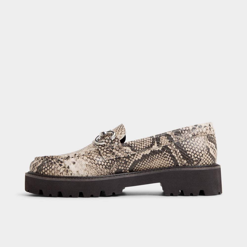 Aldo Danrose in Open Brown - Loafer, Lug sole Open Brown