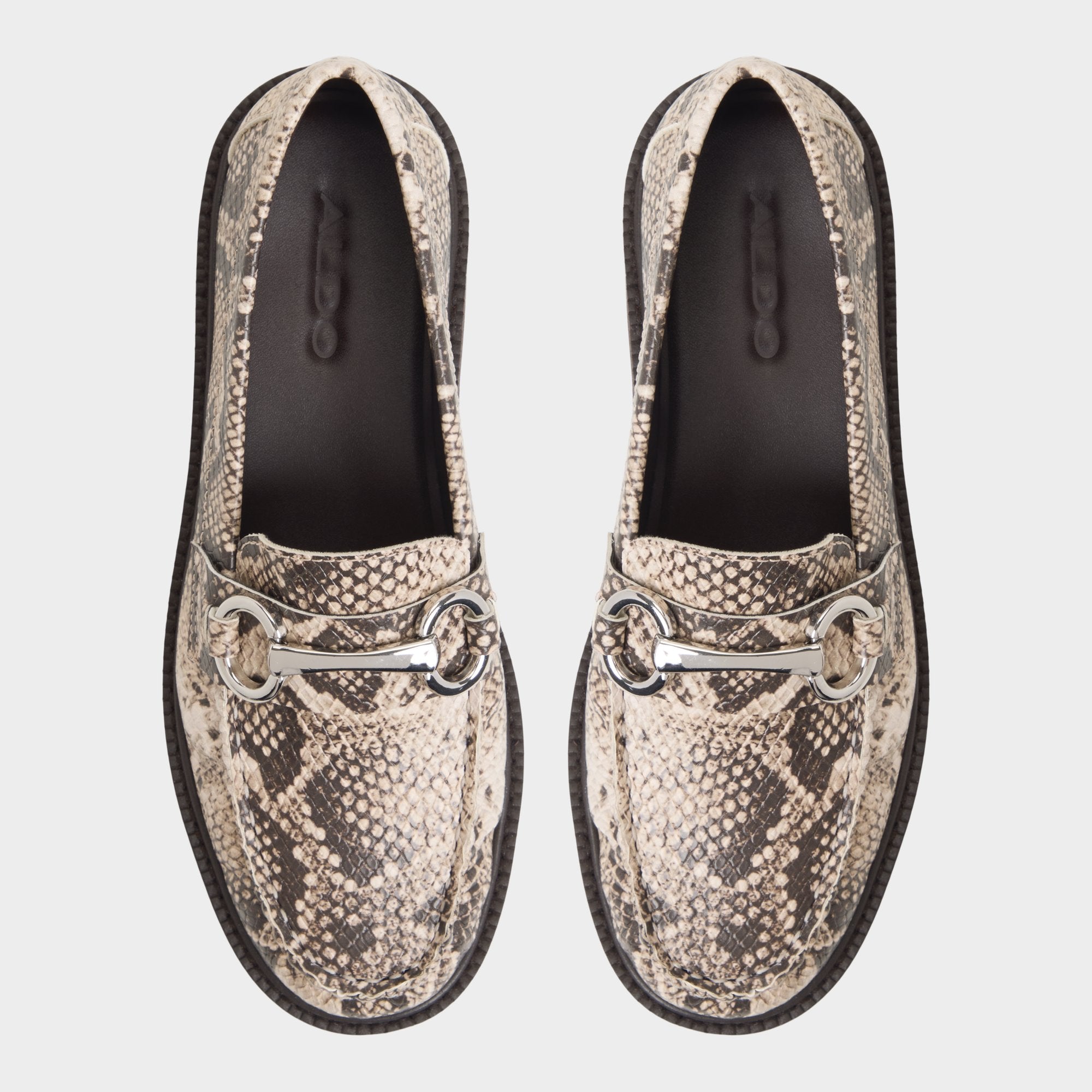 Aldo Danrose in Open Brown - Loafer, Lug sole Open Brown