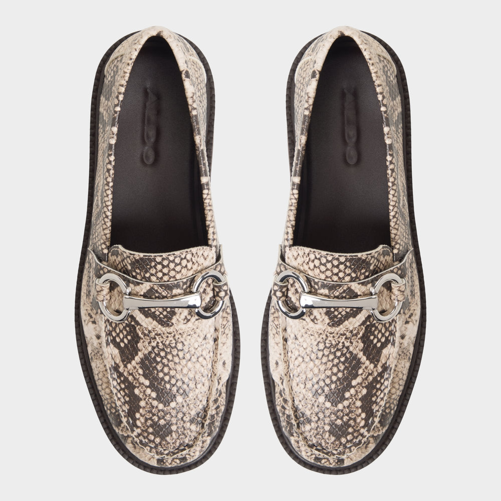 Aldo Danrose in Open Brown - Loafer, Lug sole Open Brown