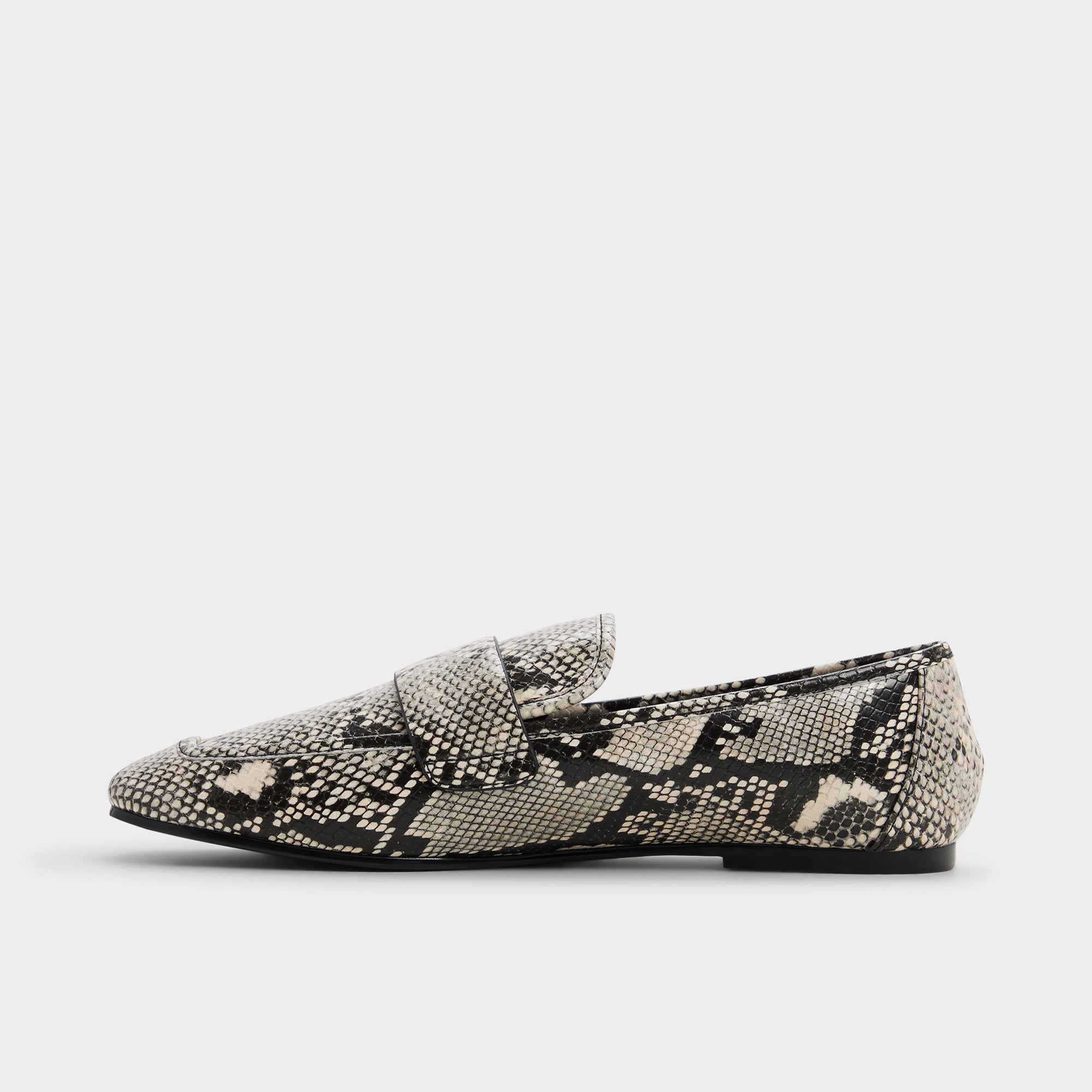 Aldo Bellamyy Black/White Women's Loafers & Oxfords - Loafer Black/White