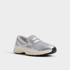 Aldo Loffy in Silver - Loafer, Jogger sole Silver