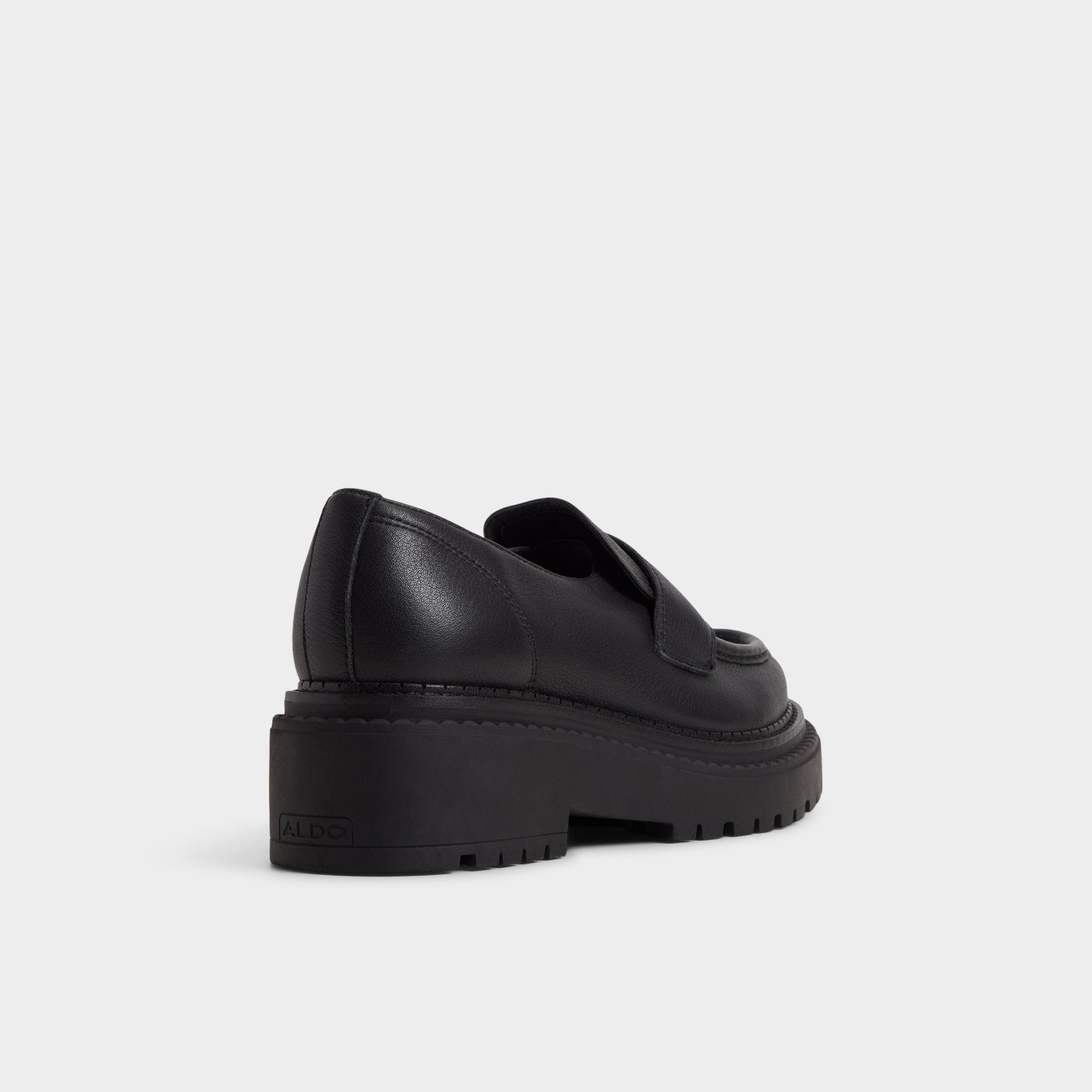 Aldo Miravella in Black - Loafer, Lug sole Black