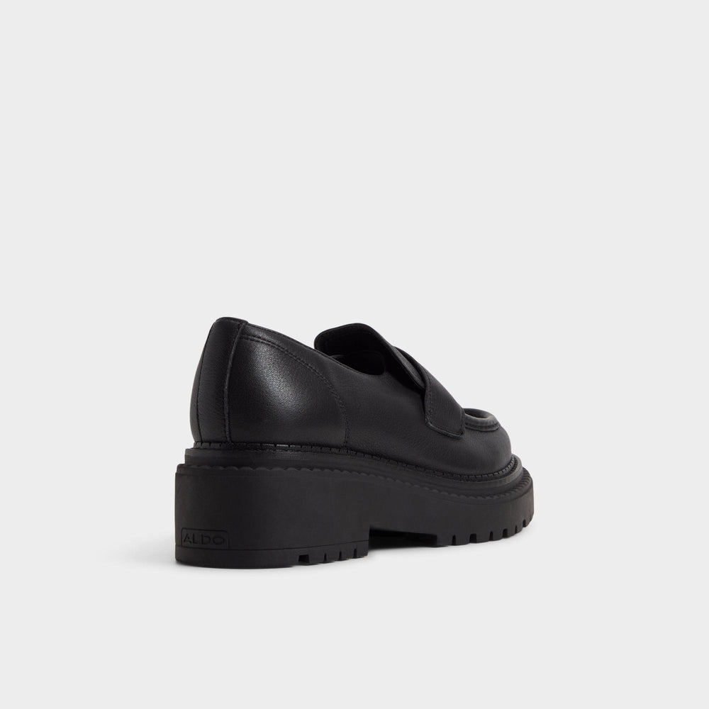 Aldo Miravella in Black - Loafer, Lug sole Black